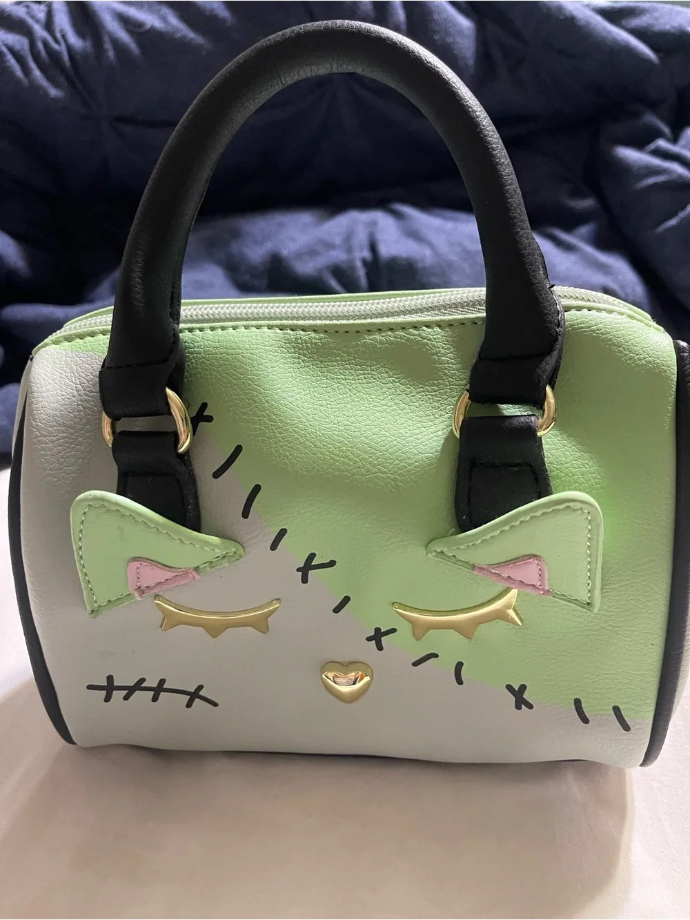 Betsey Johnson Cat Crossbody Bag Frankenstein Kitty Super Cute